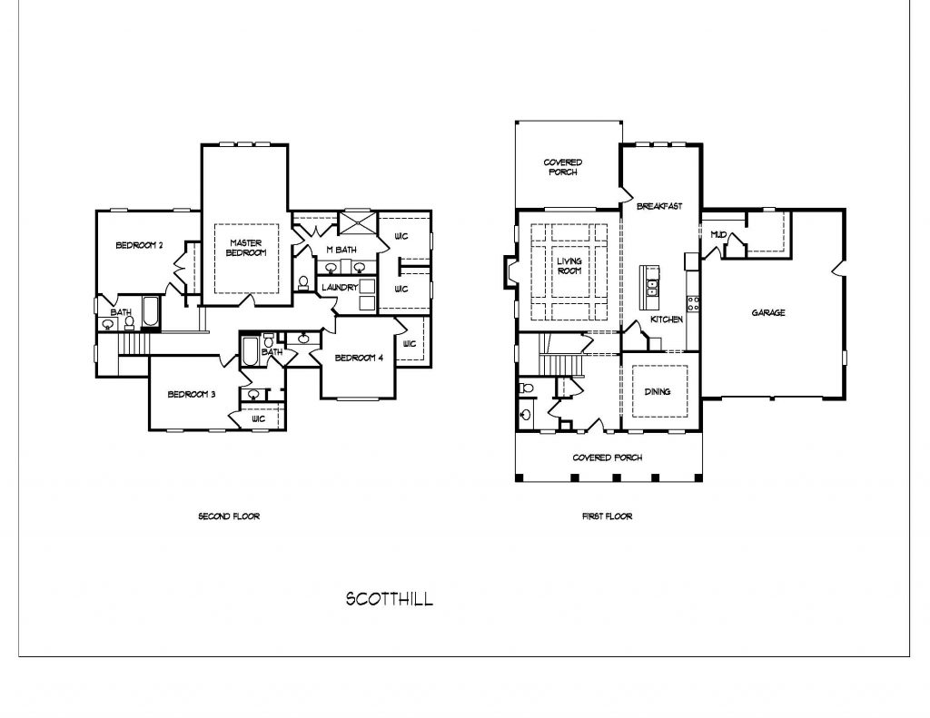 Scotts Hill Home Plan Hardison Building [ With Floor Plan]