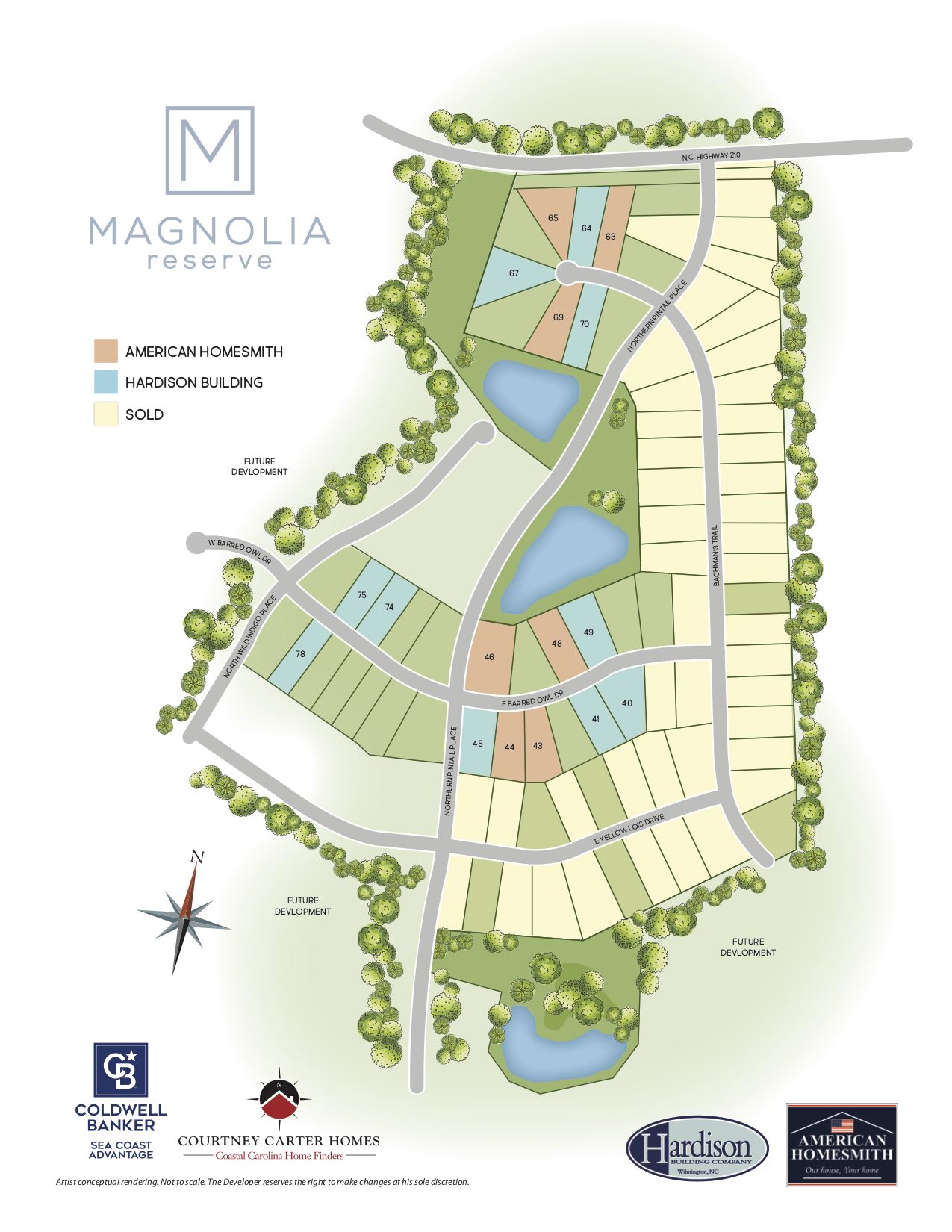 Magnolia Reserve sitemap